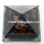 Black Obsidian Orgone Pyramid With Tree Inside