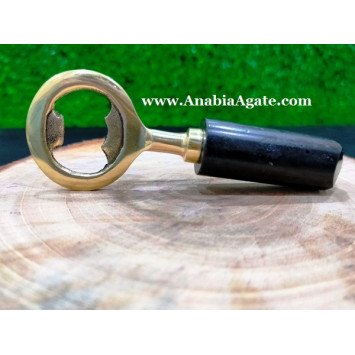Black Tourmaline Bottle Opener 4 to 5 Inches