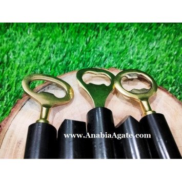 Black Tourmaline Mix Design Bottle Opener Wholesale