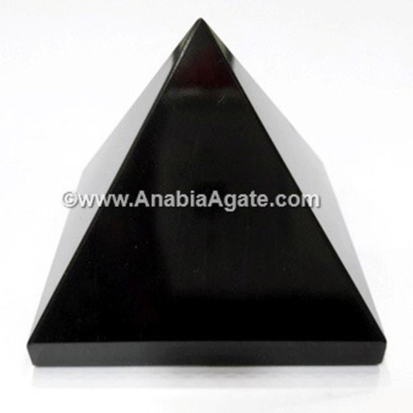 Black Tourmaline Big Size Pyramid - Powerful EMF Protection and Energy Cleansing