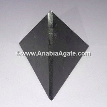 Black Tourmaline Tetrahedron Shape - High-Quality Crystal for Energy Protection