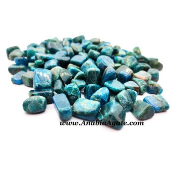 Blue Apatite Tumbled Stones - Natural Healing Crystals