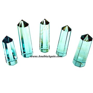 Blue Obsidian Crystal Obelisk - Stunning Decorative Piece