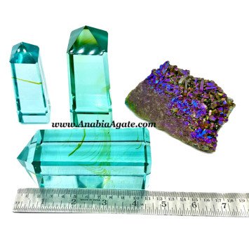 Stunning Blue Obsidian Crystal Tower for Healing & Decor