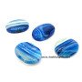 Blue Onyx Worry Stones - Soothing and Protective Crystal for Anxiety Relief