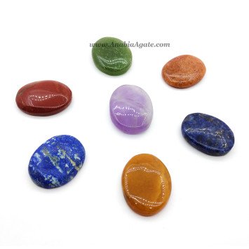 Seven Chakra Oval Stone Set - Balance Your Energy Centers