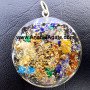 Chakra Stones Round Orgone Pendant