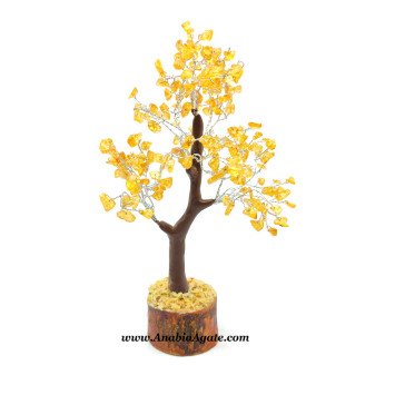 Citrine 300 Beads Gemstone Tree | Handcrafted Crystal Tree for Home Decor