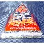 Color Layered Mix Gemstone Orgone Pyramid | Healing Crystals & Energy Balancing