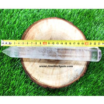 Crystal Quartz Big Size Obelisk Wands
