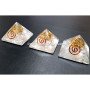 Crystal Quartz Orgone Baby Pyramids - Healing Energy & Protection
