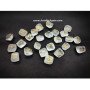 Crystal Quartz Engraved Rune Set - Divination Tools for Spiritual Guidance