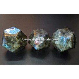 Flashy Labradorite Dodecahedron Shape - Exquisite Crystal Collection