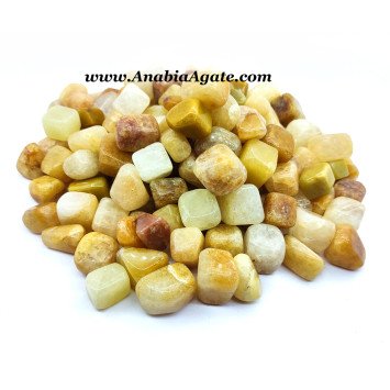 Golden Quartz Tumbled Stones - Beautiful Natural Healing Crystals