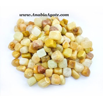 Golden Quartz Tumbled Stones - Beautiful Natural Healing Crystals
