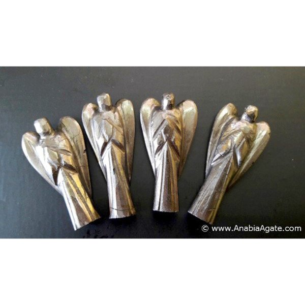 Golden Pyrite 2 Inch Angels - Beautiful Handcrafted Decor Pieces