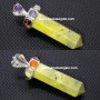 Grass Jasper Chakra Pencil Pendant - Handcrafted Healing Crystal Jewelry