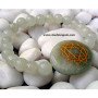 Green Aventurine Anahata Engraved Bracelet - Natural Healing Crystal Jewelry
