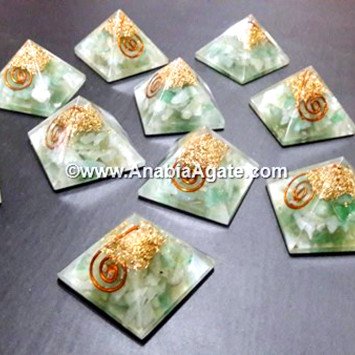 Green Aventurine Orgone Baby Pyramid - Energize Your Space