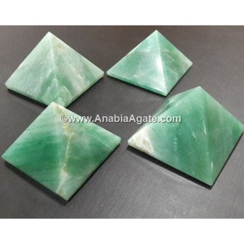 Green Aventurine Baby Pyramid - Healing Crystal for Serenity and Luck