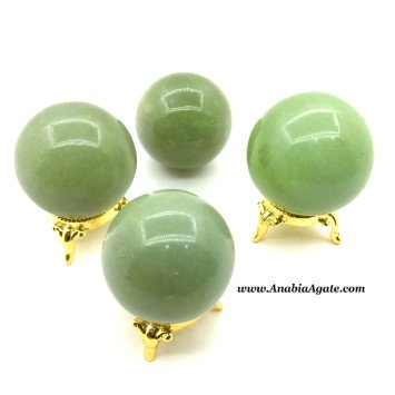 Green Aventurine Balls - Natural Healing Gemstone Spheres