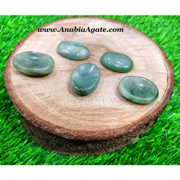 Green Aventurine Worry Stones - Soothing Crystal for Anxiety Relief