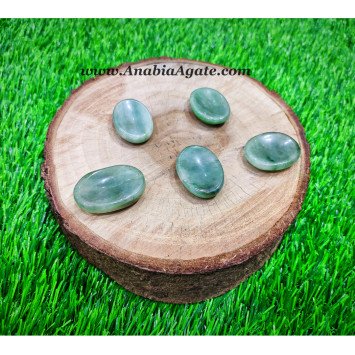 Green Aventurine Worry Stones - Soothing Crystal for Anxiety Relief