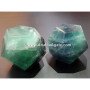 Green Fluorite Dodecahedron Shape - Handcrafted Healing Crystal