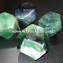 Green Fluorite Dodecahedron Shape - Handcrafted Healing Crystal