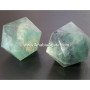 Green Fluorite Icosahedron Shape for Healing and Balance