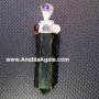 Green Mica Chakra Pencil Pendant | Beautiful Healing Crystal Jewelry