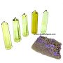Green Obsidian Crystal Obelisk - Natural Healing Energy