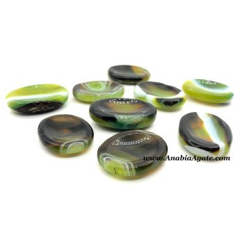 Green Onyx Worry Stones - Natural Crystal Palm Stones for Relaxation | Shop Now