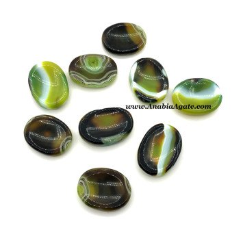 Green Onyx Worry Stones - Natural Crystal Palm Stones for Relaxation | Shop Now