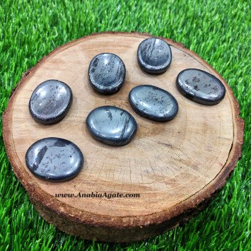 Hematite Worry Stone - Natural Crystal for Stress Relief