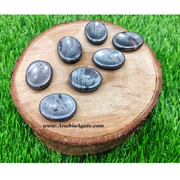 Hematite Worry Stone - Natural Crystal for Stress Relief