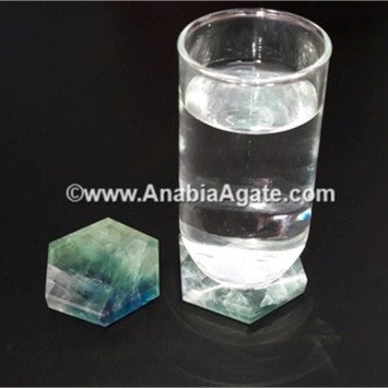 Rainbow Fluorite Hexagon Plates - Stunning Crystal Decor