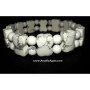 Howlite Gemstone Bracelet - Natural Healing Crystal Jewelry