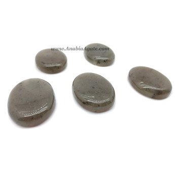 Grey Aventurine Oval Stones - Premium Quality Healing Crystals