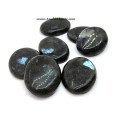 Larvikite Oval Stones - Premium Quality Natural Larvikite Oval Stones