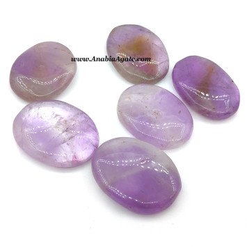 Amethyst Oval Palm Stone