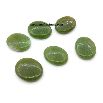 Green Aventurine Oval Stones - Natural Healing Crystals