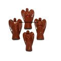 Red Jasper 1-Inch Angel Figurines - Enhance Your Space with Healing Gemstone Angels