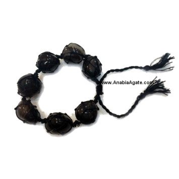 Blue Aventurine Netted Tumble Bracelet - Natural Healing Crystal Jewelry