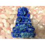 Lapis Lazuli Buddha Idol | Handcrafted 4-6 Inch Statue | Gemstone Sculpture