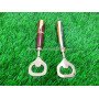Plated Gemstone Handle Bottle Opener