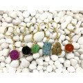 Mix Druzy Gemstone Keychains - Unique Accessories for Style and Elegance
