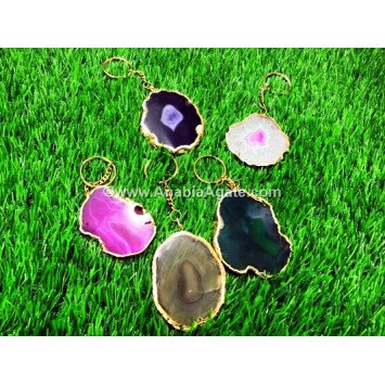 Mix Onyx Gemstone Keychains for Stylish Accessories