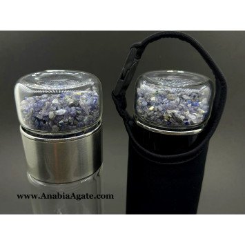 Iolite Chips Water Bottle - Reusable Water Bottle