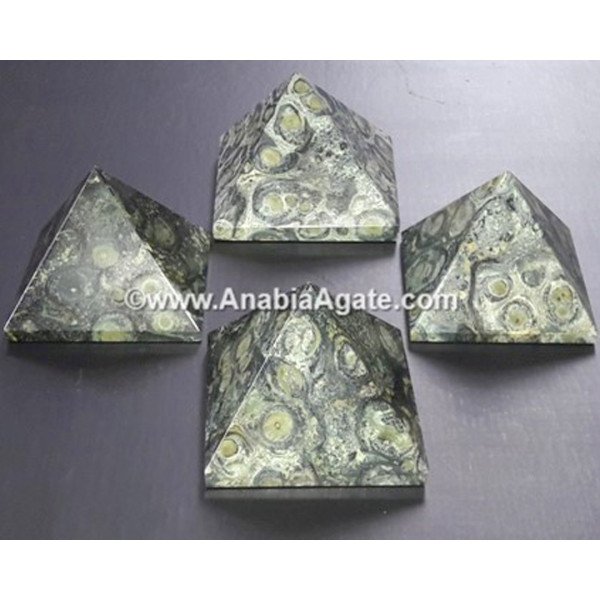 Kambaba Jasper Gemstone Pyramid for Spiritual Healing